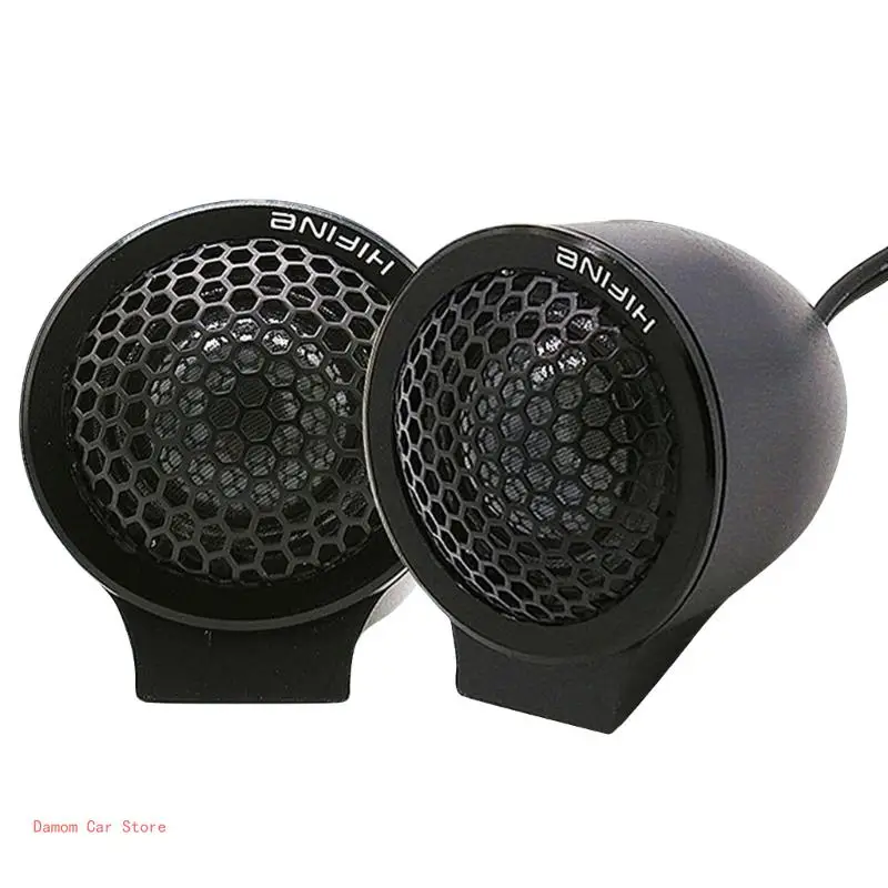 1 Pair Versatile 25mm Silk Film High Power Stereos Sound Tweeter Suitable for Music Enthusiasts Sound Engineers