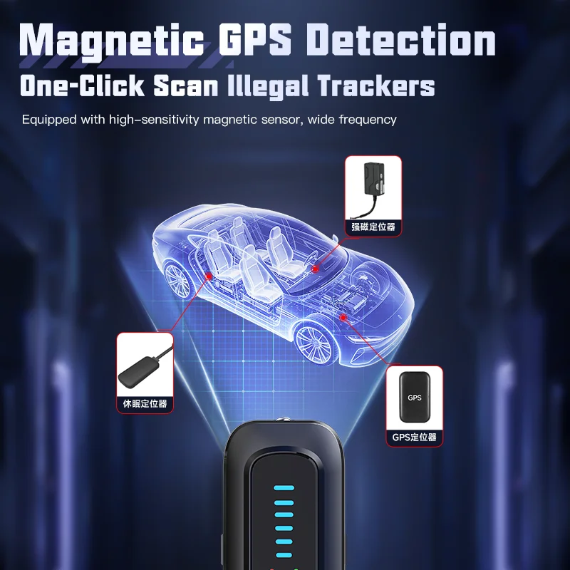 Anti Spy Gadget Hidden Spy Camera Detector Newest T19 Bug Detector GPS Tracker Finder Wireless RF Signal Infrared Scanner