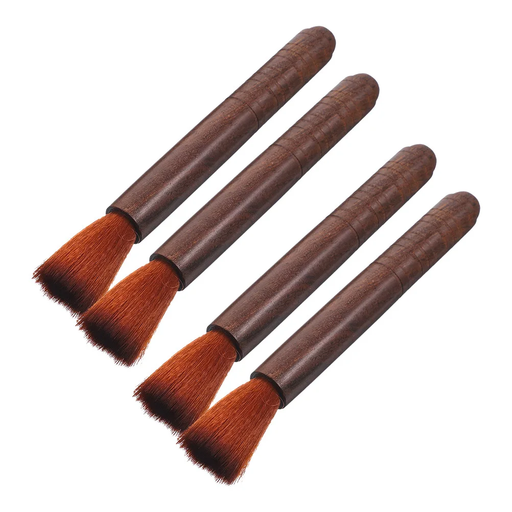 4Pcs Rosin Brush Soft Flexible Bristle Erhu Violin Dust Removers String Instrument Cleaning Tools Durable Lightweight