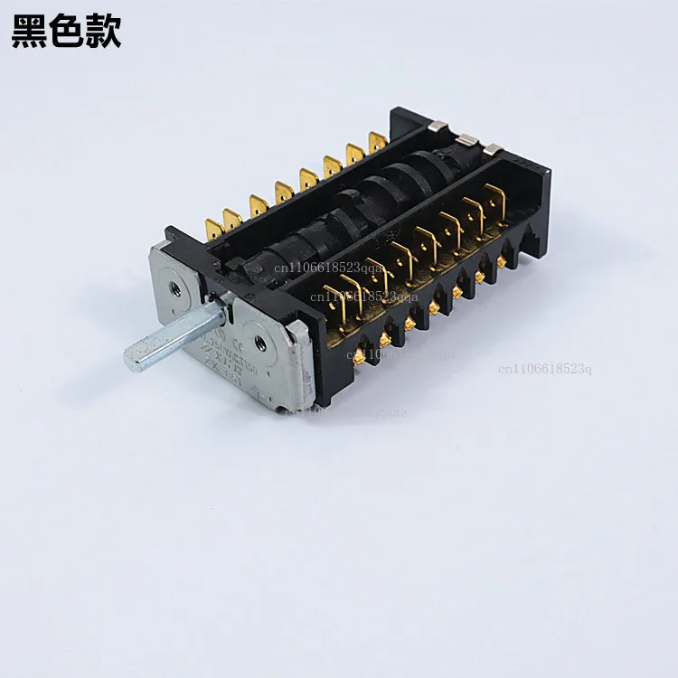 FD102B Oven Steamer Function Rotary Switch, 250V 16A 8+0 Position Multi-Function Selector