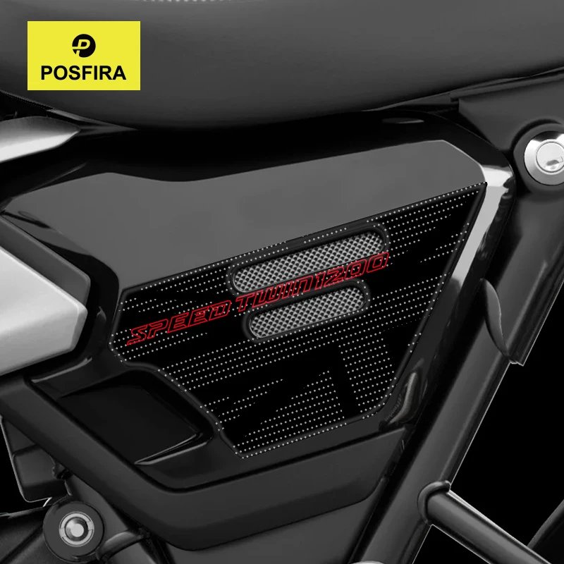 POSFIRA Motorcycle Sticker 3D Epoxy Resin Decals for Triumph Speed Twin 1200/RS 1200RS 2025 Motorbike Accessories