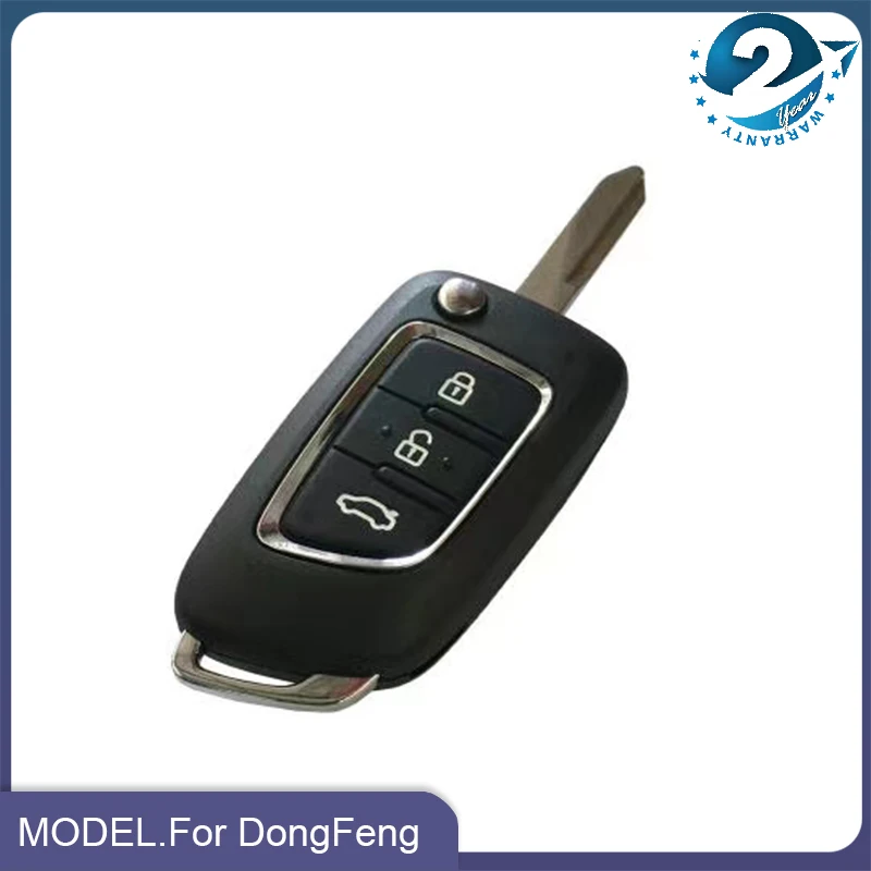 3 Button Folding Flip Remote Key For DongFeng Aeolus A30 AX4 AX7 AX3 AX5 Remote key No Chip