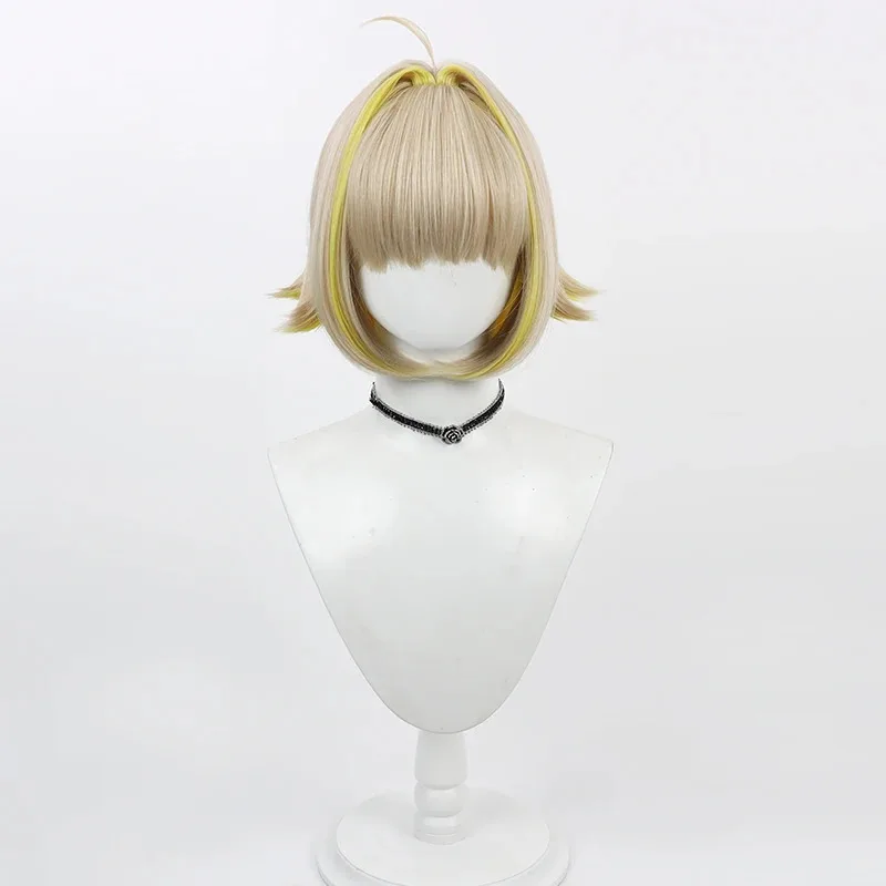 

2025 yiyi NIKKE The Goddess of Victory Elegg Cosplay Short Synthetic Hair Heat Resistant Halloween Role Play + Wig Cap