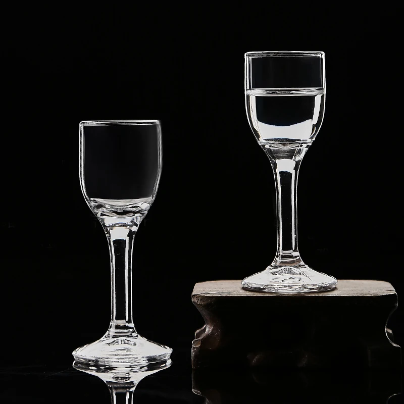 12pcs Set 25ml Shot Glass Foreign Wine Spirits Glasses Transparent Creative Wine Utensils Suitable for Giving Gifts To Friends