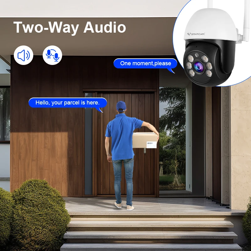 Vstarcam 3MP уличные Wi-Fi камеры AI отслеживание движения IP-камера видеонаблюдения ночного видения полноцветная беспроводная водонепроницаемая