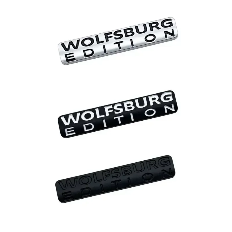 ملصق شعار صندوق السيارة الخلفي من WOLFSBURG EDITION لسيارة Volkswagen VW Golf Passat Jetta Touareg Tiguan Polo CC ملصق شارة جسم السيارة #2