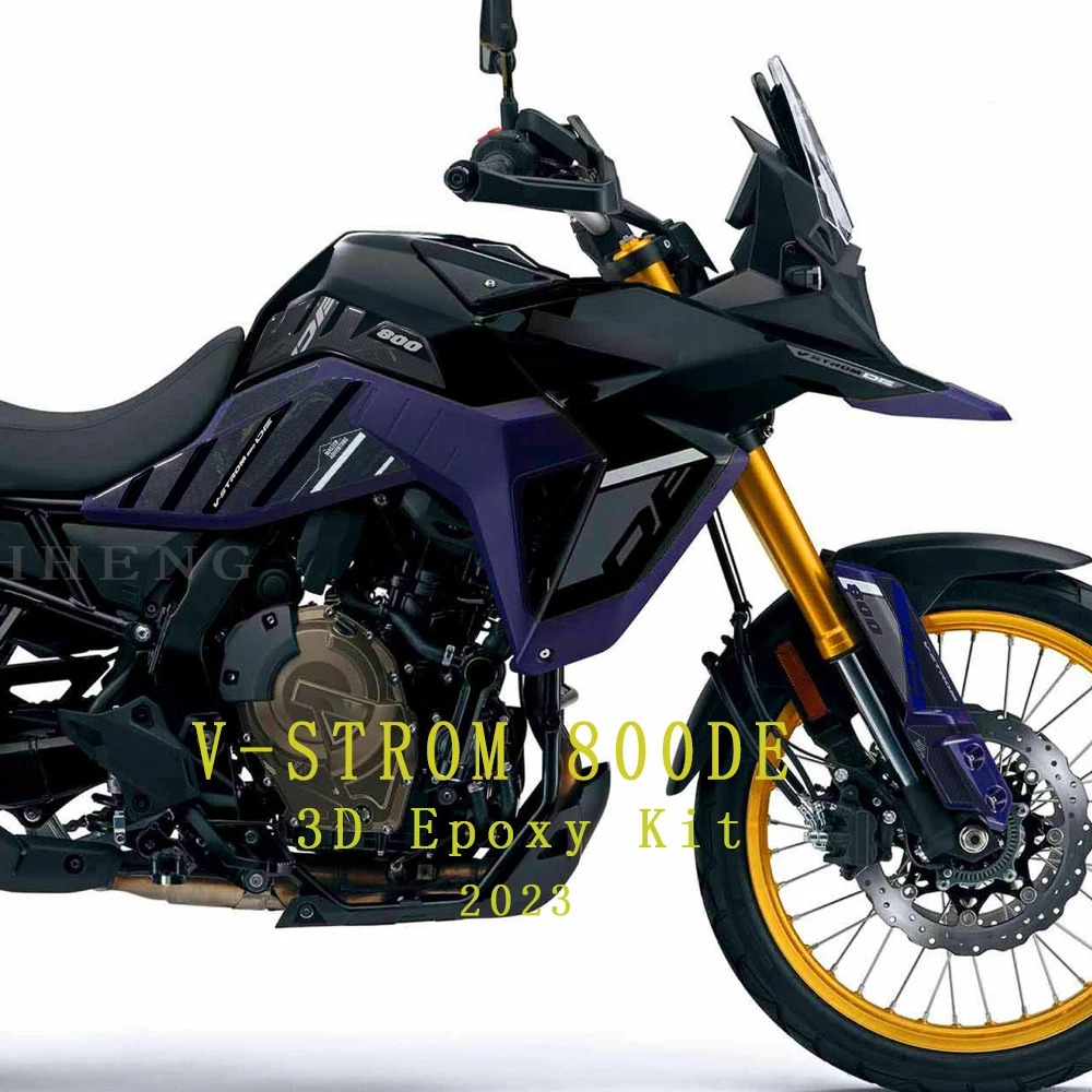 For Suzuki V-STROM 800DE V Strom 800 DE 2023 Motorcycle 3D Epoxy Resin Sticker protection decal stickers kit