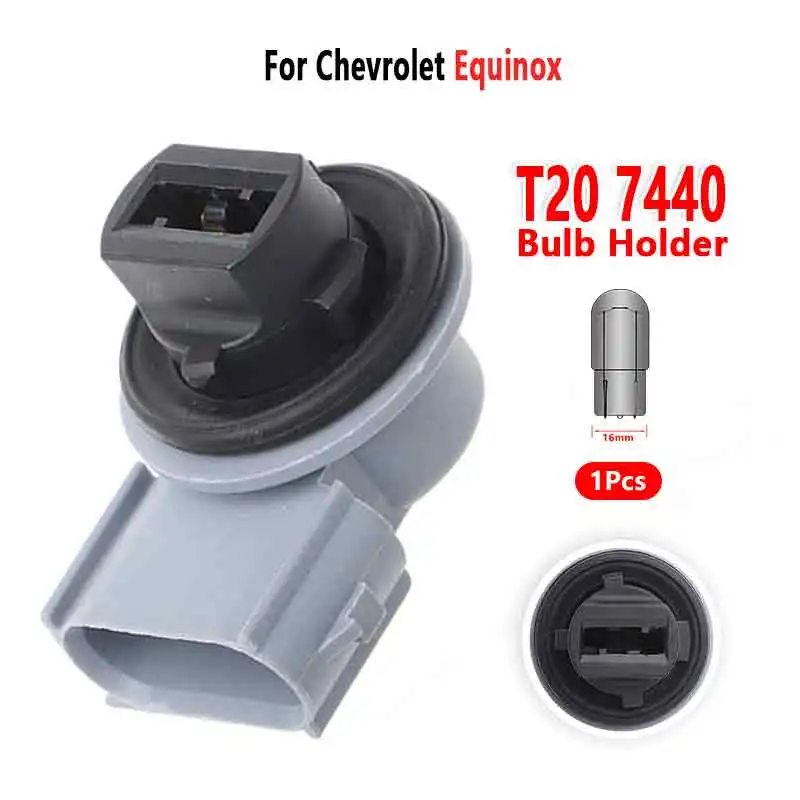 For Chevrolet Equinox Front Turn Signals Light Socket T20 7440 Bulb Holder Car Lamp Base Accessories 1 Pcs
