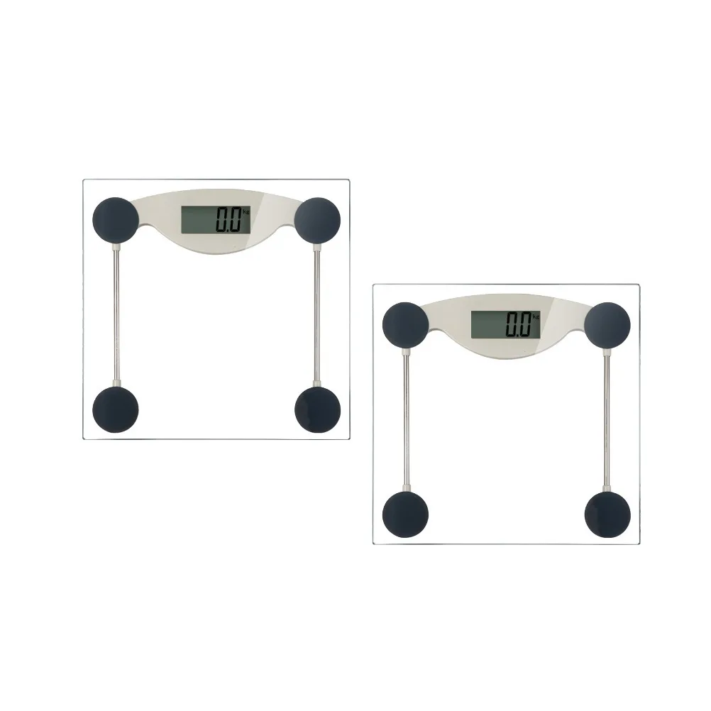 

1Pcs Electronic Scale High Strength Toughened Glass Digital Weighing Scale with LCD Display for Accurate Body Weight Measurement
