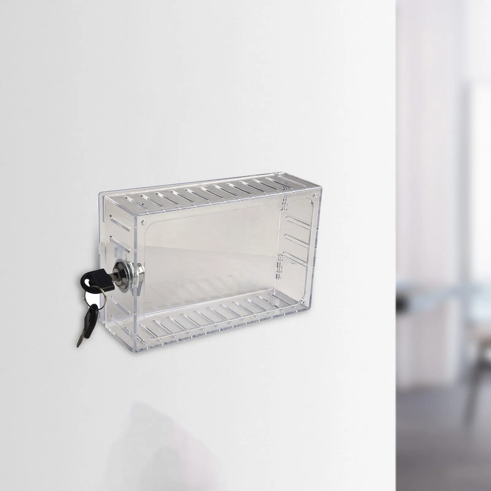 

20*12*5.7cm Combination Lock Box Resistant To Discoloration Combination Lock Design High-quality Acrylic Material