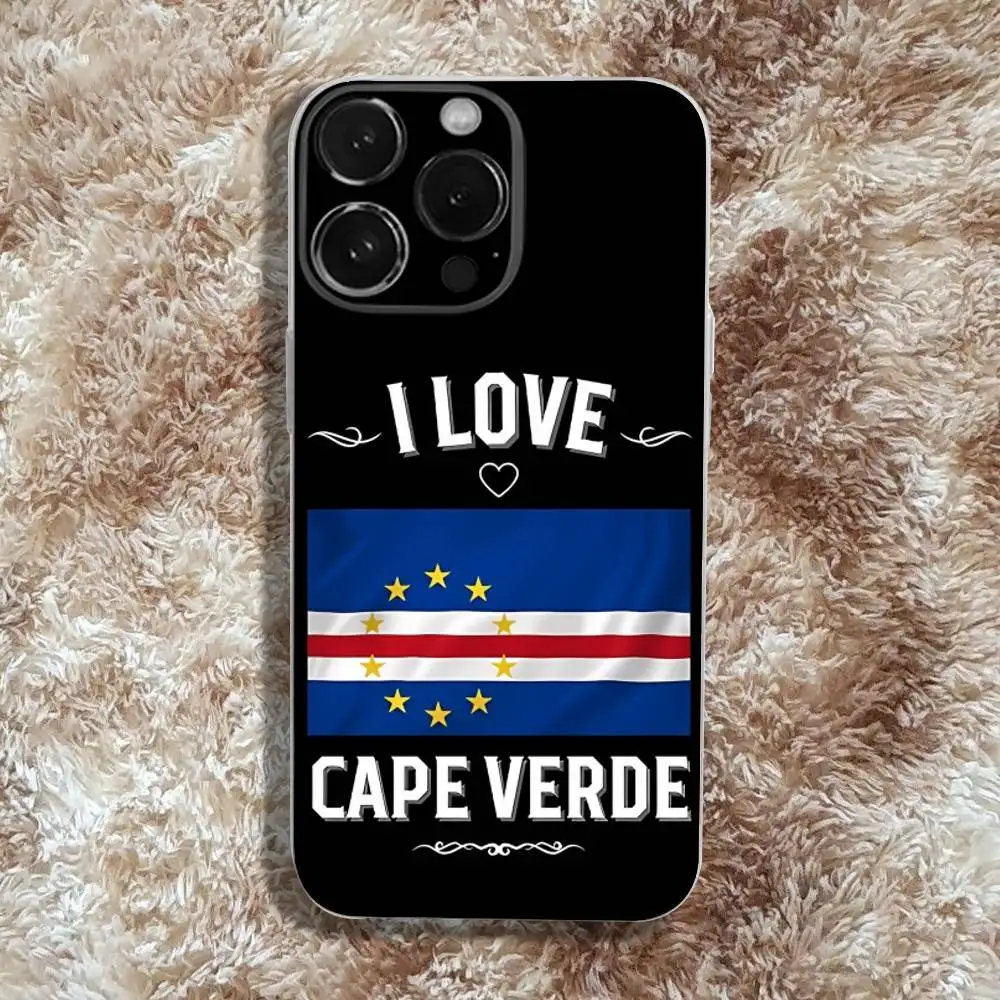 Casing HP Cape Verde Untuk iPhone 17,16,15,14,13,12,11,Pro,Max,Plus,E,SE4,Air,Mini Transparan