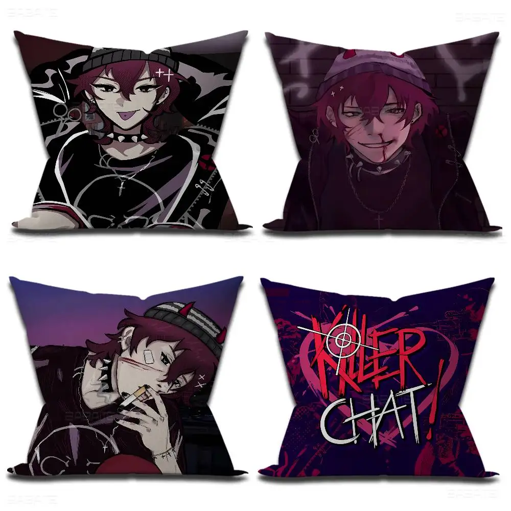 Game K-Killer C-Chat Pillow Cushion Cover Pillowcase Living Room Sofa Home Decor Customized