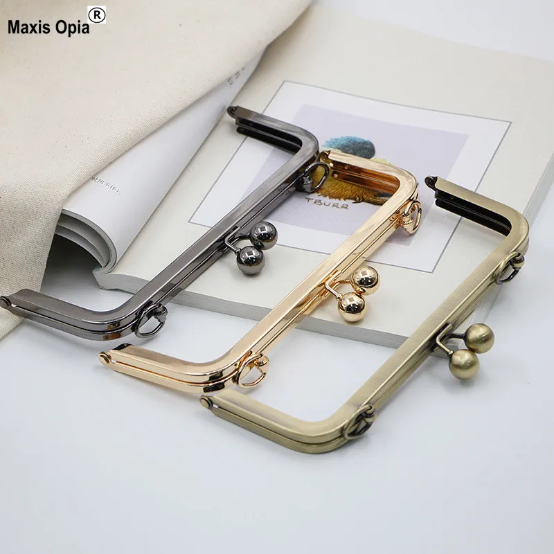 

20.5 Cm Screw Mouth DIY Luggage And Bags Hardware Gold Antique Brass Gunmetal Metal Purse Frame Obag Handles Frame Purse Handle