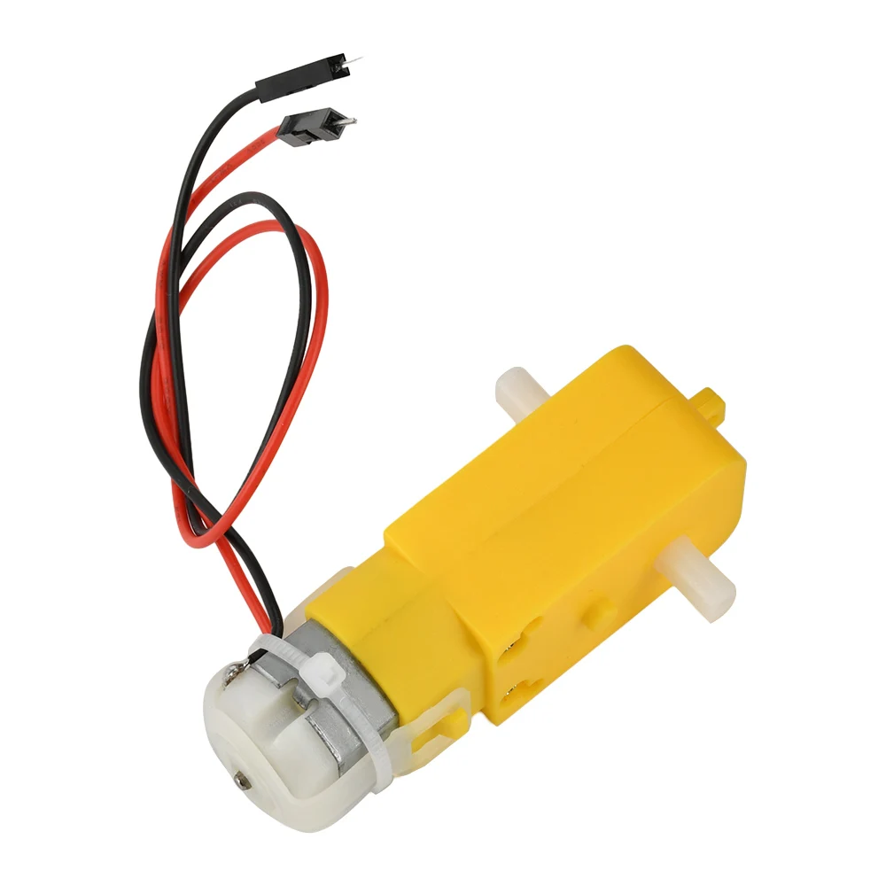 Двухосевой мотор-редуктор постоянного тока 3-6 В TT, мотор-редуктор 1:48, подходит для Arduino DIY, умный автомобиль, робот, вождение, игрушечный автомобиль, самолет