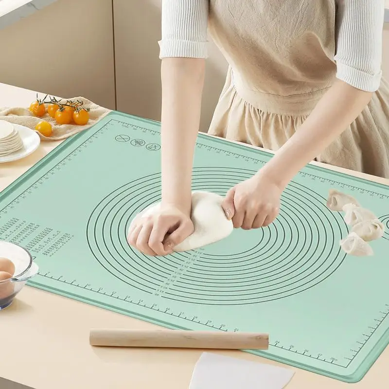 50X70CM Kneading Dough Mat Silicone Baking Mat Pizza Cake Dough Maker Kitchen Cooking Grill Gadgets Bakeware Tool