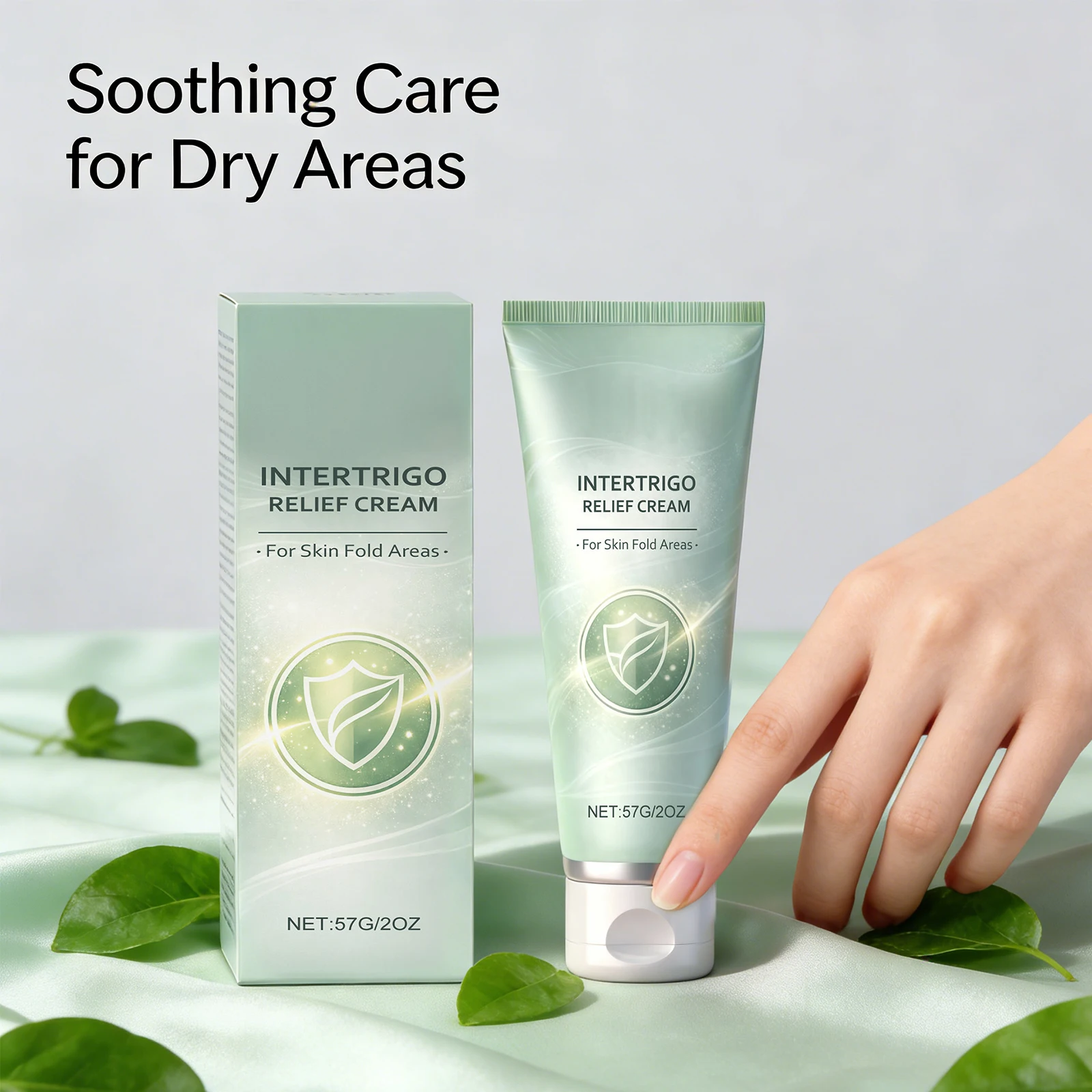 Intertrigo Relief Cream for Body Redness Relief Skin Fold Areas Light Breathable Long Lasting Hydrating Brighten Body Skin Care