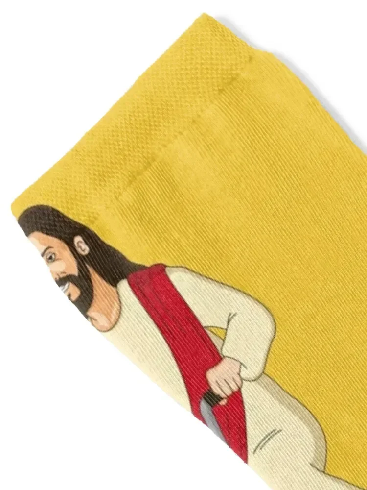 Christ on a Bike - Funny Religious Lord Jesus Church Group Easter Gift Socks japanese fashion summer Boy Socks Women's