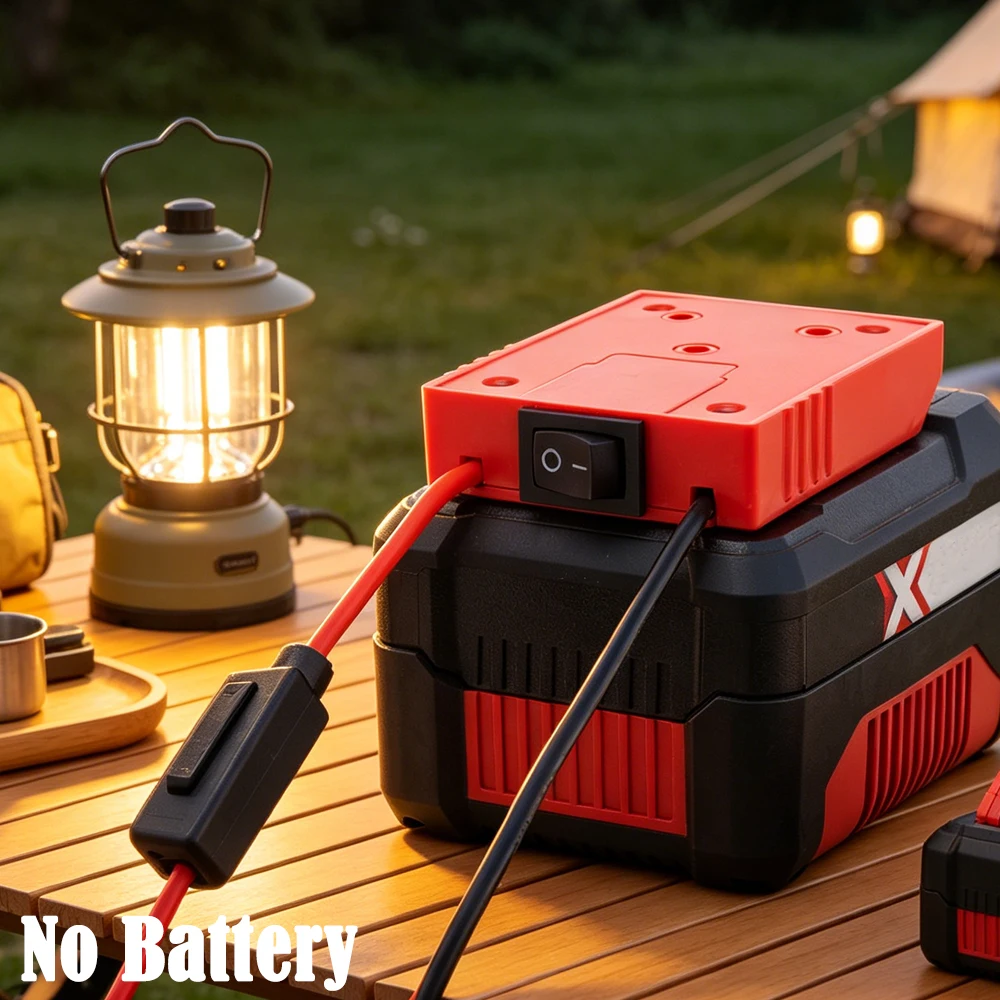 Battery DIY Adapter for Ozito 18V PXC Battery Dock Power Connector 14 Gauge Robotic With fuse and No fuse(Battery)