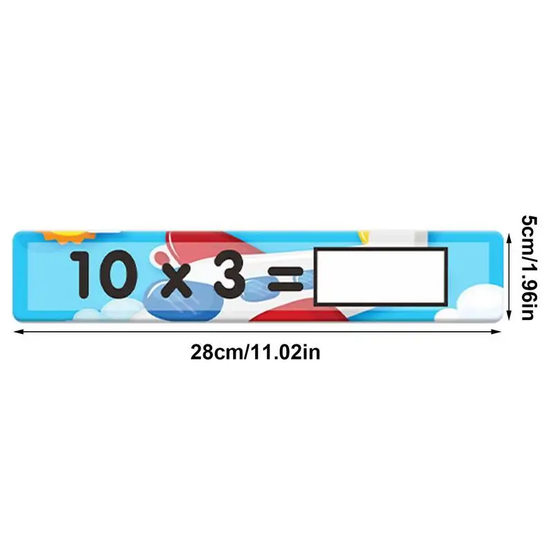 Multiplication Table Learning Cards 88 Pcs Double Sided Multiplication Flash Cards Reusable Kids Math Learning Flashcards