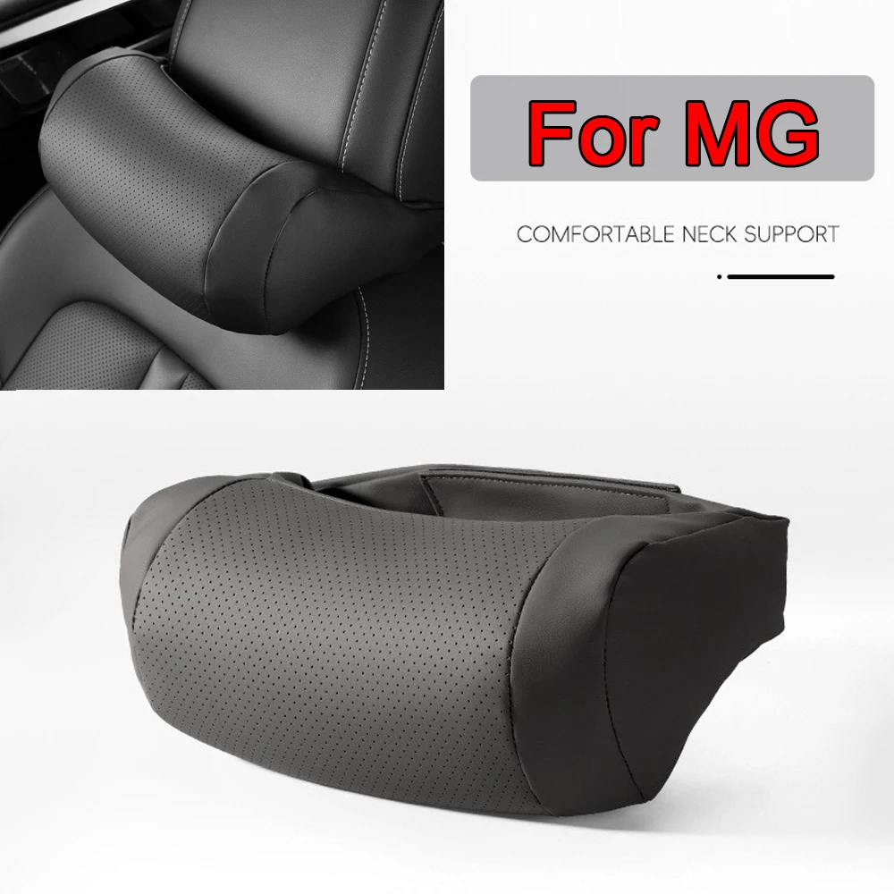 Car Neck Pillows High Rebound Cotton Head Headrest Seat Support For MG ZS Express MG 3 4 6 7 GS TF ZR X-Power EV HS EHS