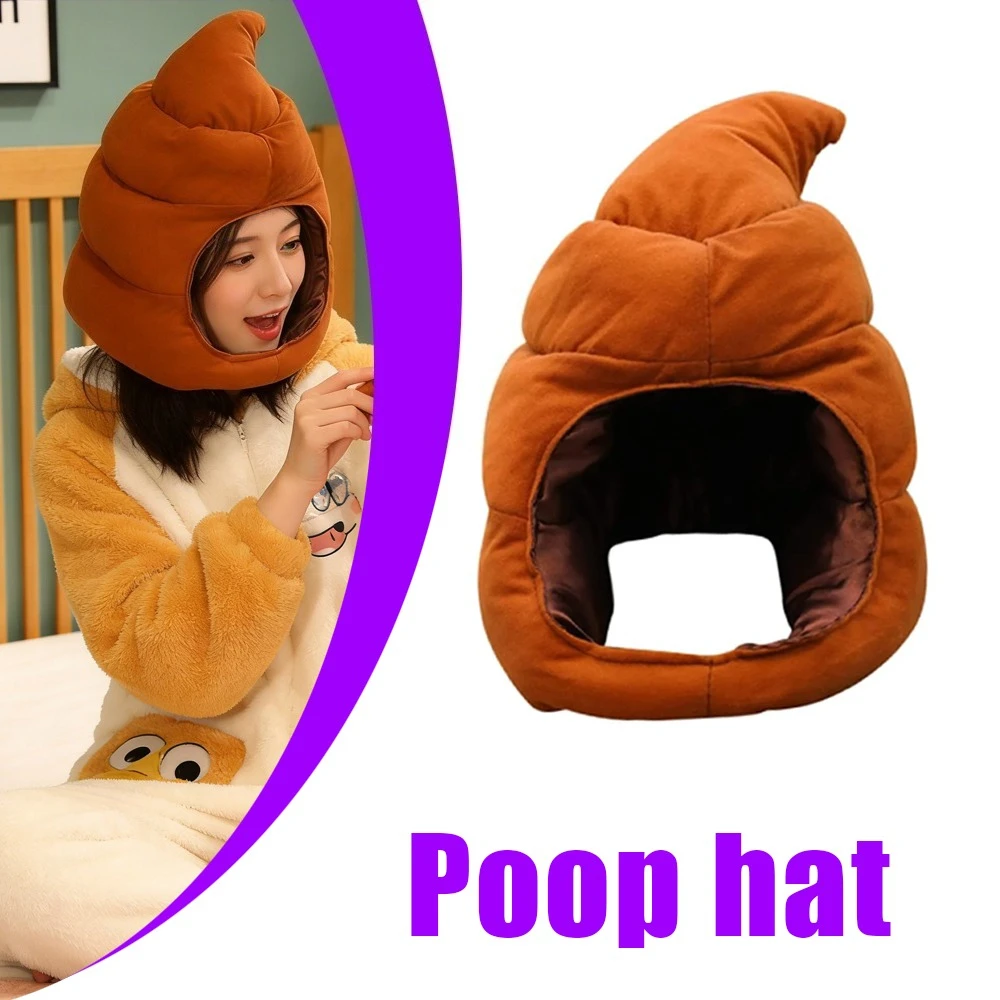 

Poop-shaped Hat A Warm Winter Hat Suitable Fun Role-playing Dress-up And Protection Against Wind And Cold With A Unique Design