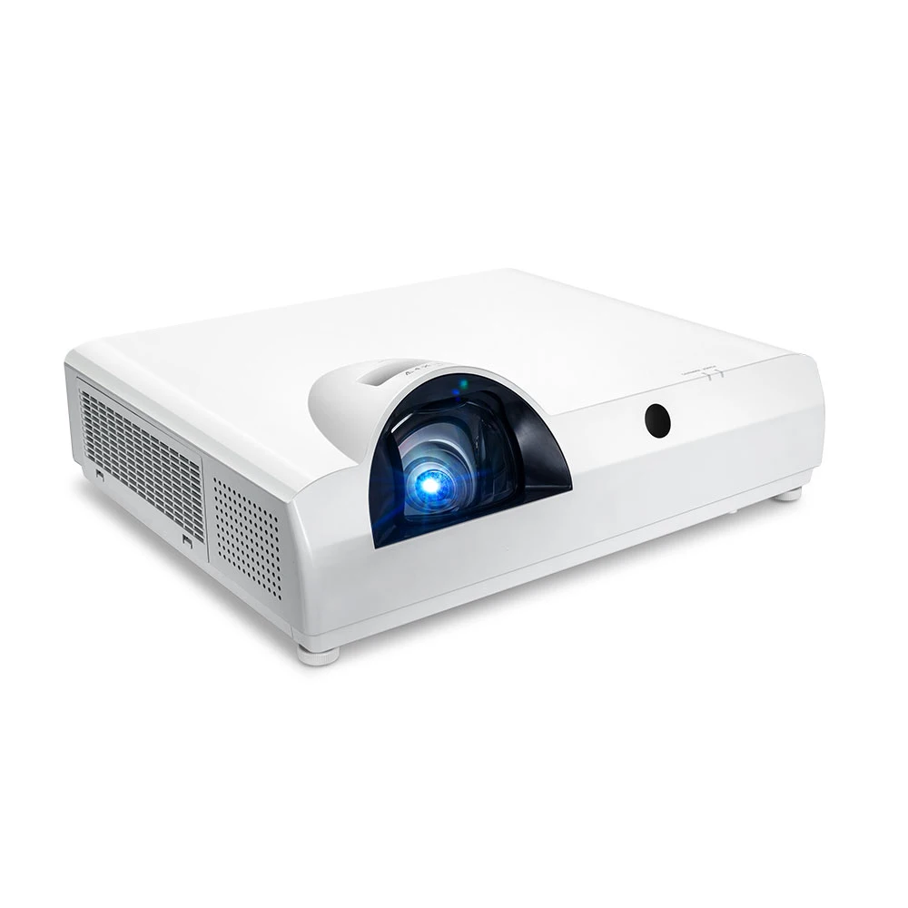 High Brightness & Resolution 4K 3LCD Laser Projector with Built-in Speaker for Education & Business Presentations