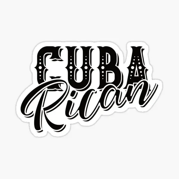CU キューバ国旗愛ステッカートラックオートバイ自転車アクセサリートラックガラス壁窓ヘルメットバンドアラップトップ防水デカール