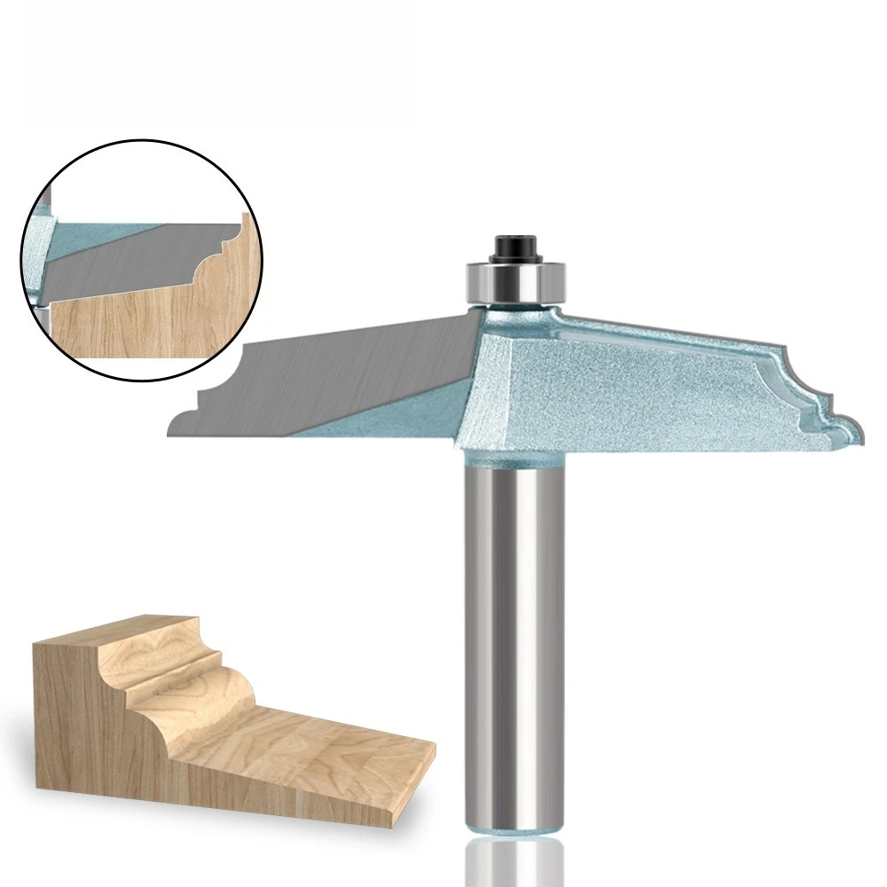 Woodworking Router Bit for R Profile Molding, Cabinet Door Panels and Decorative Edges