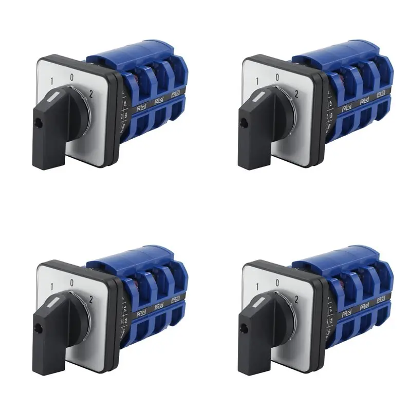 AT02-4X LW26-63/3 Electric Motor Reversing Cam Switch Rotary Selector 380V 63A