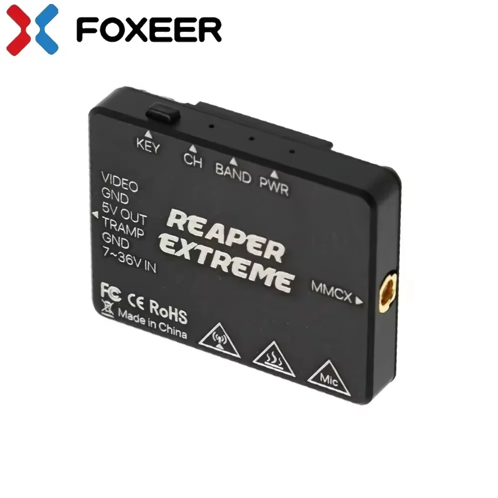 

Foxeer Reaper Extreme 7~36V 2.5W 5.8G 40CH Adjustable Long Range Anti-interference FPV VTX Built-in Mic For FPV Drone Multirotor