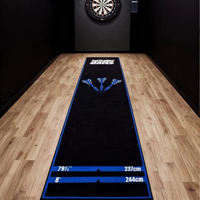 Family Game Dirt-Resistant And Wear-Resistant Floor Mat, Professional Dart Mat With Official Throwing Line