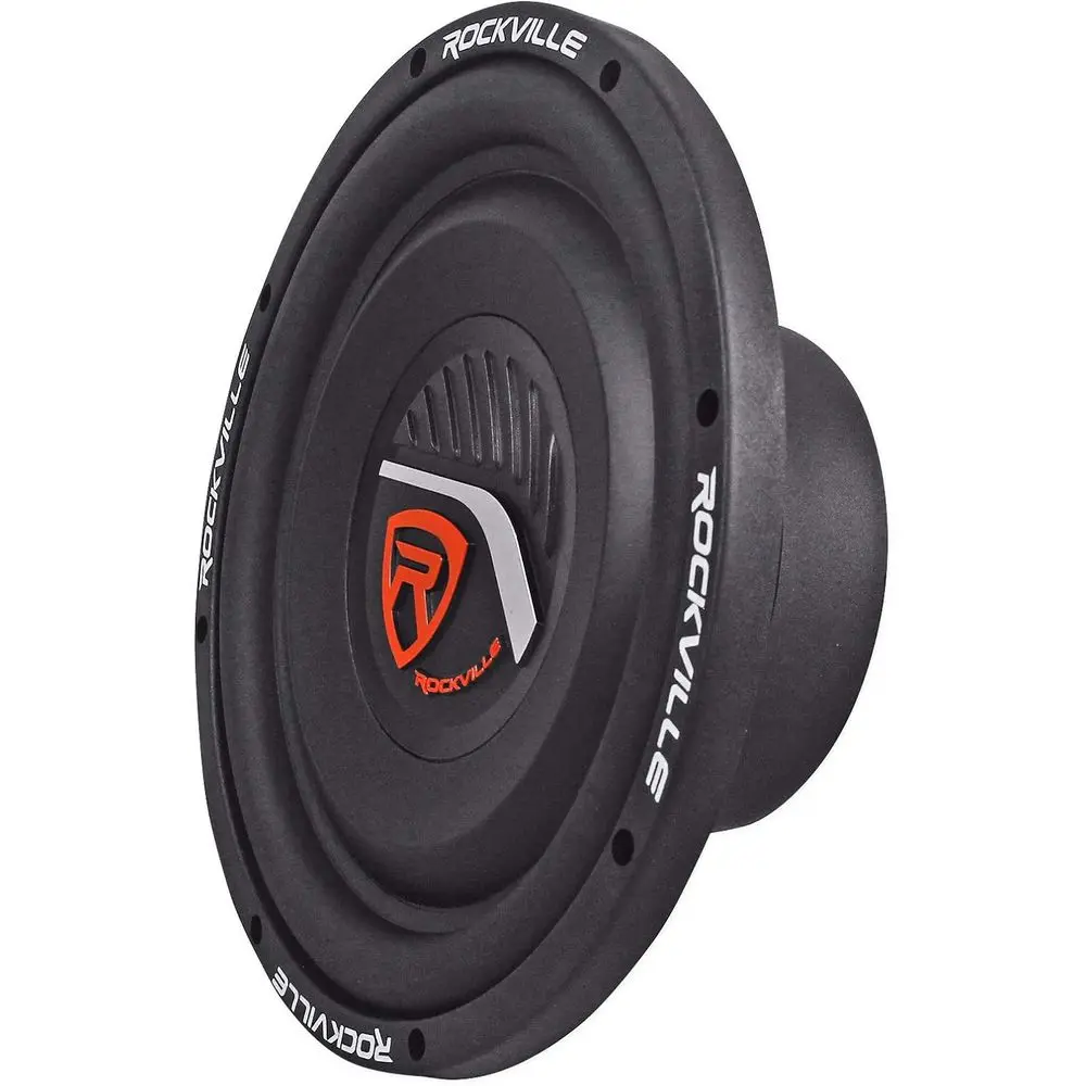 10 2-Ohm Shallow Mount Car Subwoofer, 1200W Peak/300W RMS, CEA Certified, 3.39 Depth, 2 Coil, Paper Cone, Rubber Surround