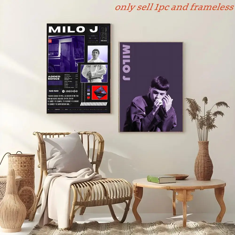 Rapper M-Milo J Poster Painting And Print Wall Art Picture For Home Room Decor Gifts