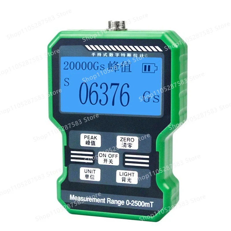 KT-105 (Class 5) Precision Digital Gaussian Meter Handheld Tesla Meter Magnetic Field Strength Detector