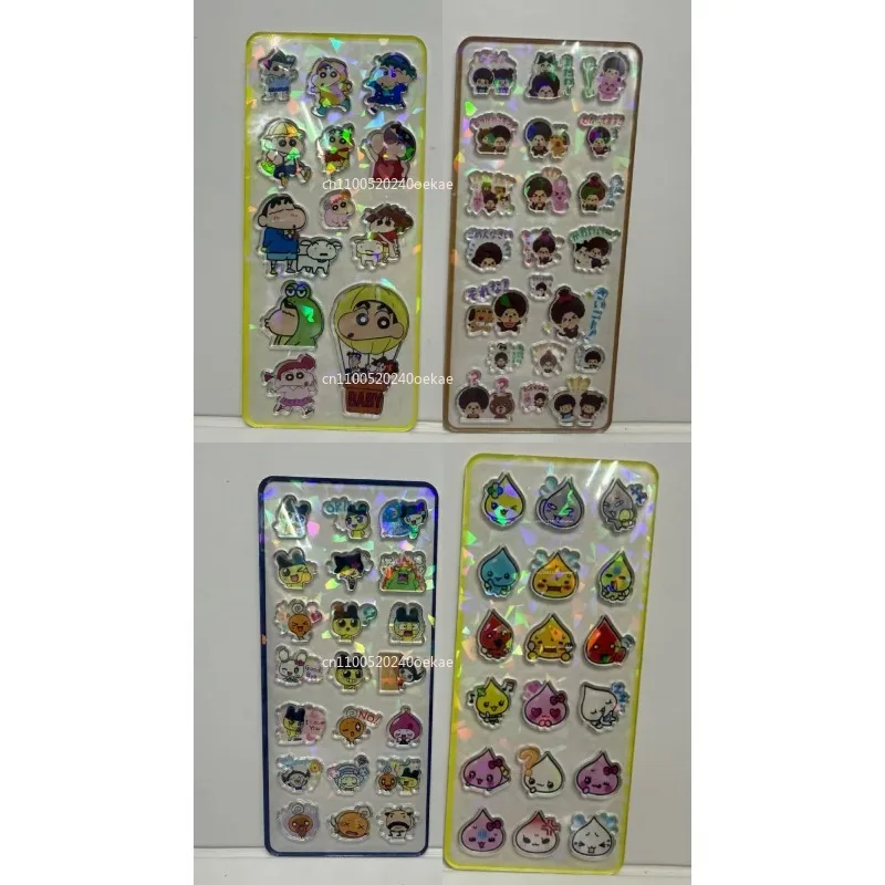 

Новая японская наклейка из акрила в стиле старинного мультфильма, Тамагочи, маленький новый Мунчики, детский плакат для творчества