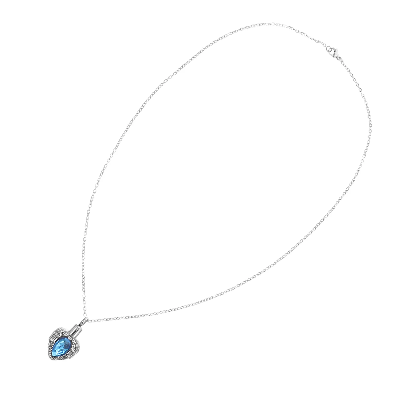 

Heart-Shaped Pet Ashes Keepsake Necklace Stainless Steel Memorial Jewelry Cremation Pendant for Cherished Memories