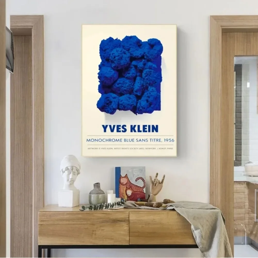 Yves Klein Poster No Framed Poster Kraft Club Bar Paper Vintage Poster Wall Art Painting Bedroom Study Stickers