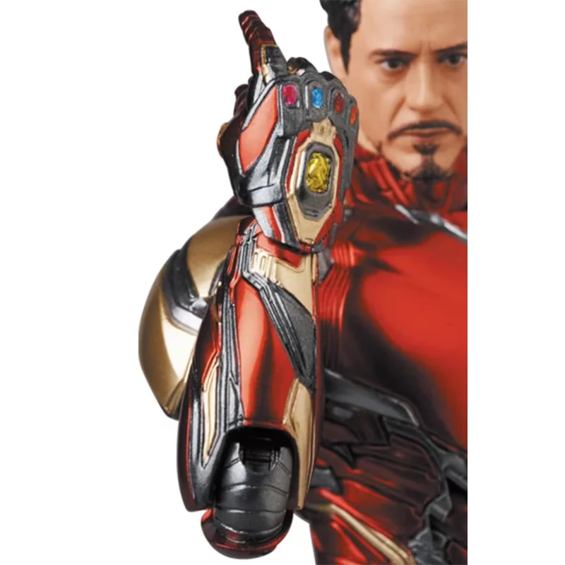 In Stock Original Medicom Toy Avengers Endgame MAFEX No.140 Iron 