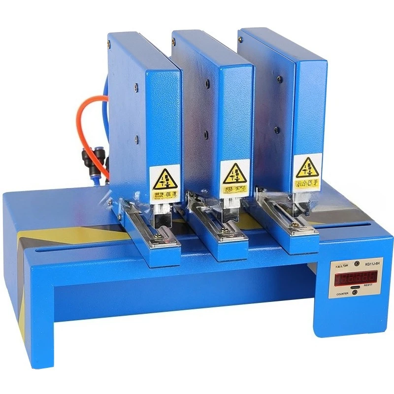 

Pneumatic stapler large heavy duty thickened labor-saving universal multi-function induction three-head automatic electric