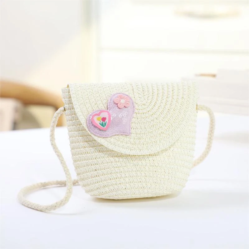 Mini um ombro Crossbody Bag, grama de malha, bonito, estilo Flip, nova moda