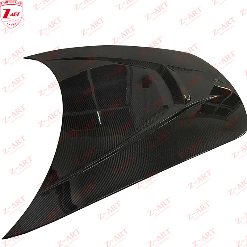 Z-ART 718 Aero Carbon Fiber Front Hood for Porsche 718 Boxster Cayman Carbon Fiber Front Trunk Lid for 982 Cayman Boxster