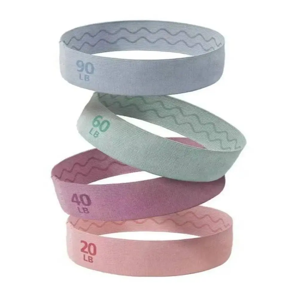 20LB 40LB 60LB 90LB Yoga Resistance Band Different Level Elastic Yoga Fabric Elastic Bands Stretch Circle Fitness Bands