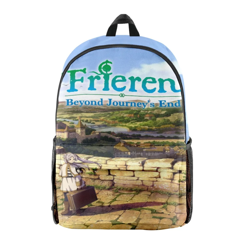 

Classic Popular Harajuku Novelty Frieren Bookbag Notebook Backpacks 3D Printed Oxford Waterproof Boys/Girls Travel Backpacks