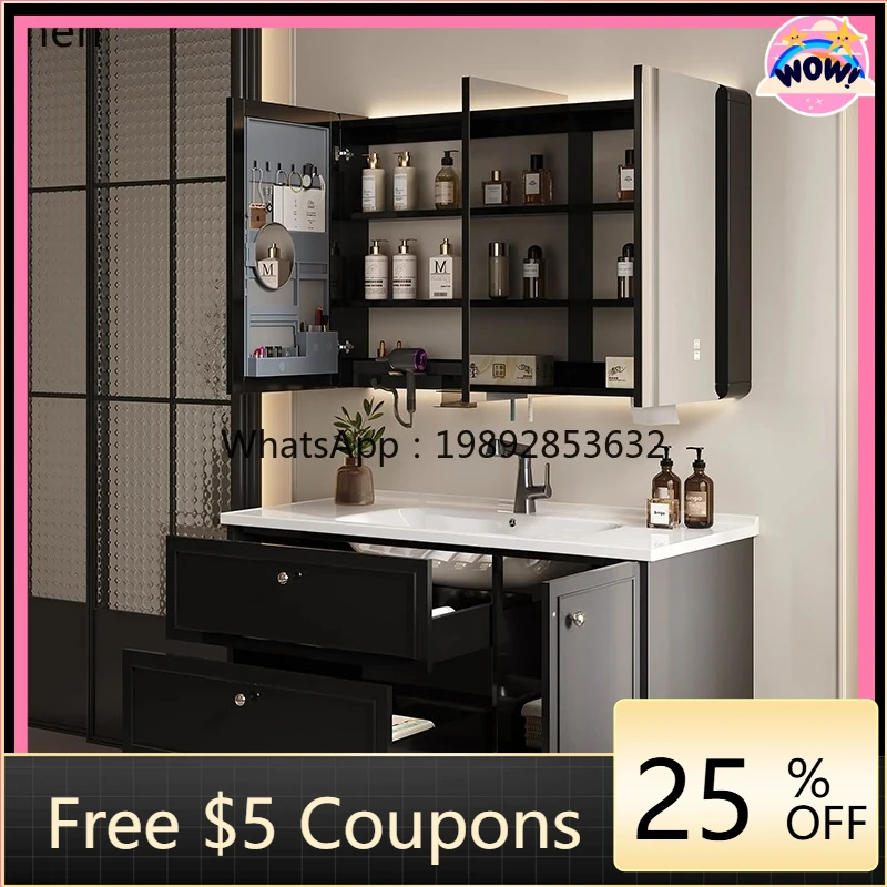 

O3-25 French Retro Style Ceramic Integrated Bathroom Cinet Set Washbasin Cinet Set Washstand Basin