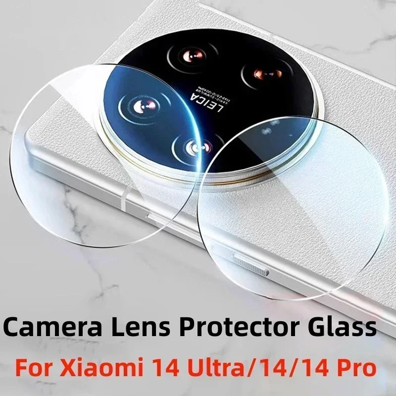 Kaca pelindung lensa kamera, lapisan pelindung lensa kamera lengkung untuk Xiaomi 14 Ultra 3D untuk Xiaomi 14 Pro Mi14 Ultra