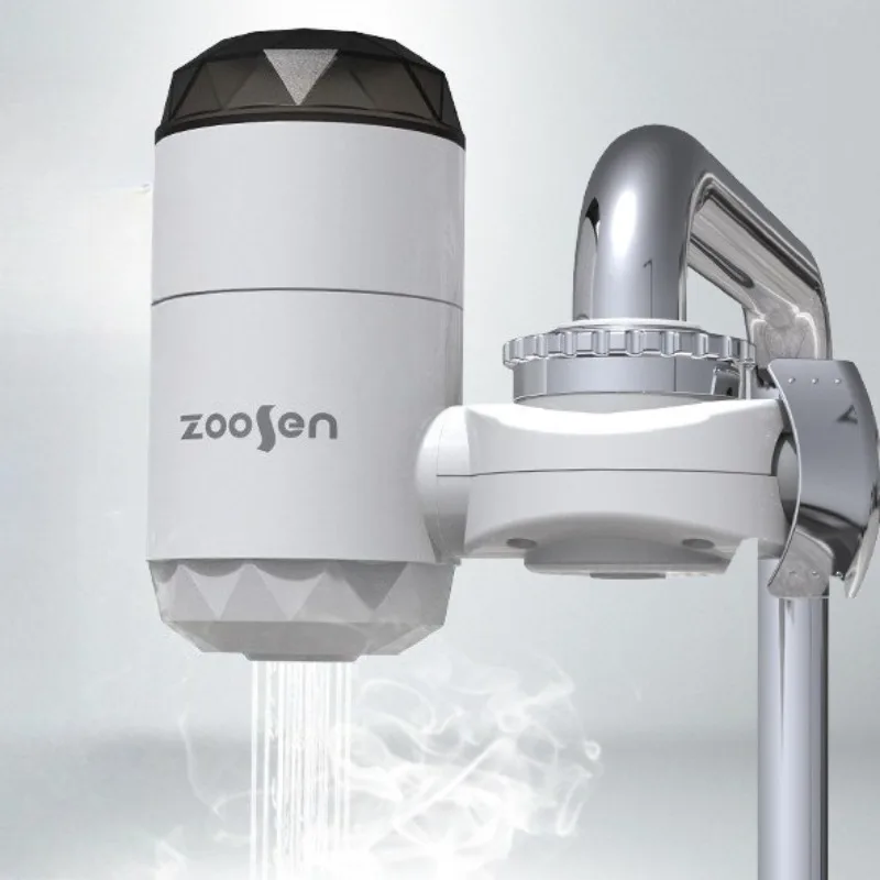 

Электрический проточный водонагреватель для кухонного крана: быстрый нагрев горячей и холодной воды, аксессуар для настольного смесителя, современный элемент для ванной комнаты