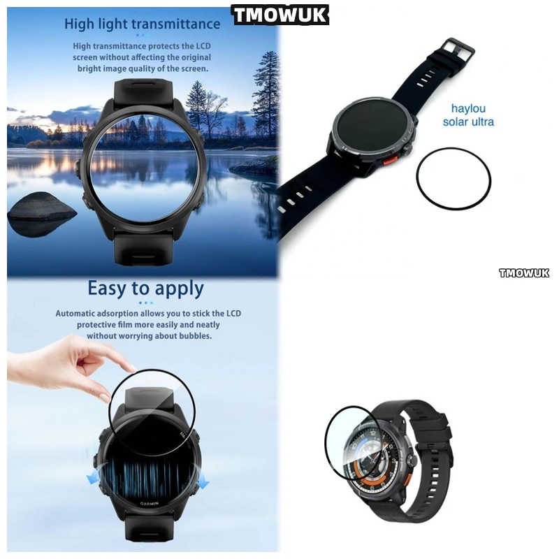 

For Haylou Solar Ultra Nano TPU Protector Curved Screen HD Film Self-Healing Anti-Dust