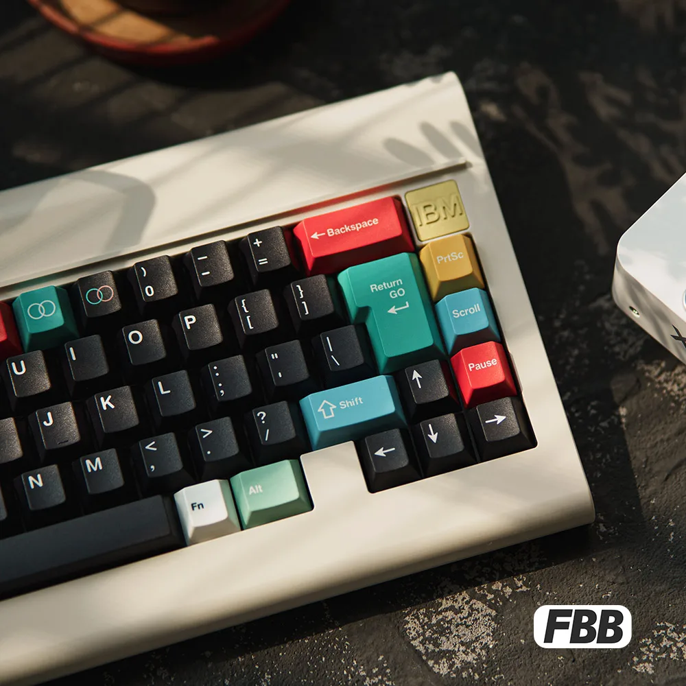 FBB Original Keycap Retro 3000 Custom Mechanical Keyboard 9009 Sublimation PBT Black DIY