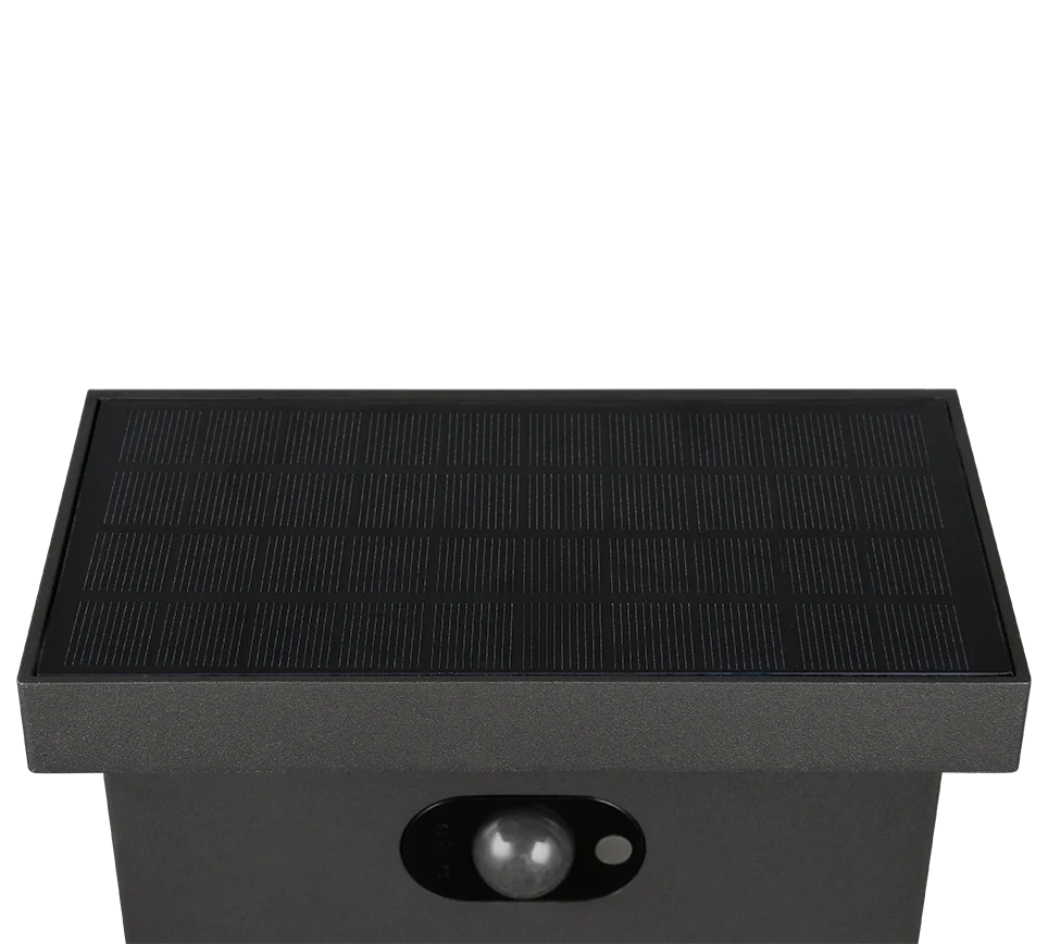 Picture 4: LED external pole C/motion sensor, aluminium, anthracite, H60 cm, Blyde