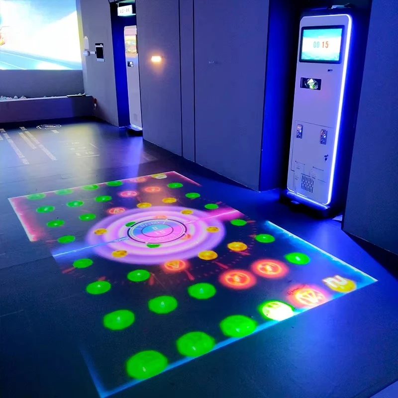 New Design Integrated Interactive Floor Immersive Projector Touch Screen Smart Projector Multiplayer Interactive Game